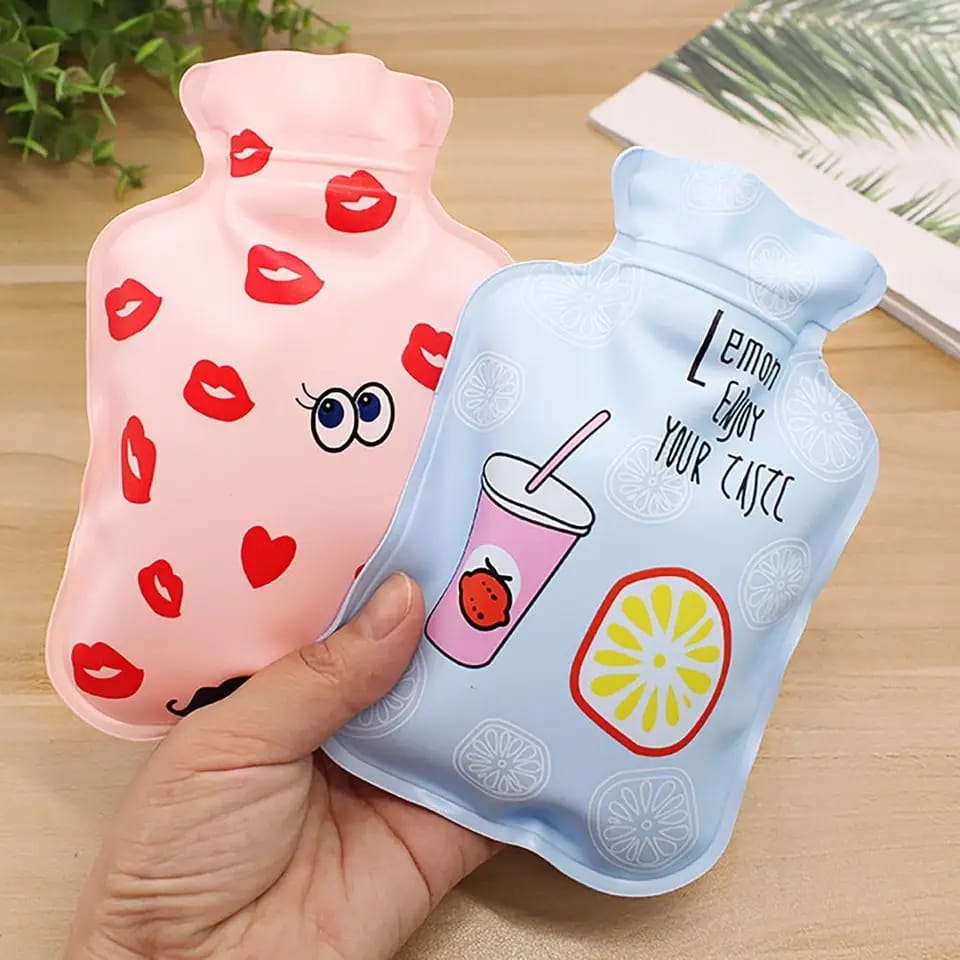 Cozy Bottle Portable Hot & Cold Water Bag: Winter Hand and Feet Warmer"